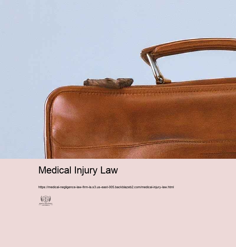 Trick Aspects to Think of When Choosing a Medical Negligence Law practice in Los Angeles